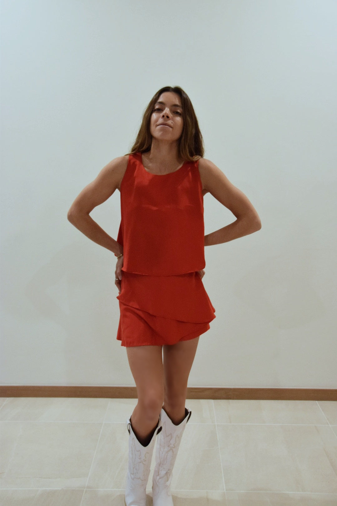 Tan Romper