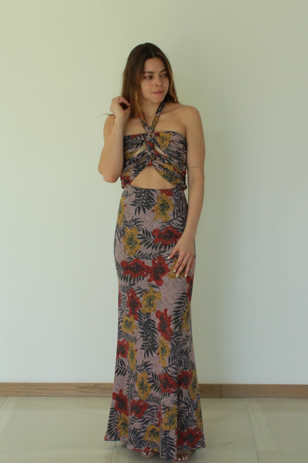 Amber Print Dress
